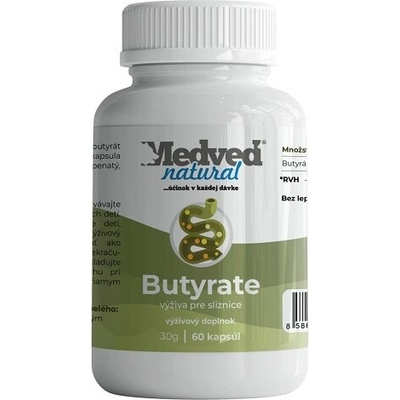 Medveď natural Butyrate 60 kapsúl
