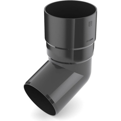 Covernit Plastové svodové koleno PVC 63 mm antracit