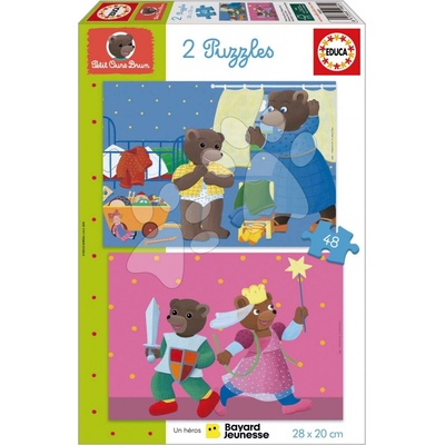 Educa Petit Ours Brun 2x48 dielov