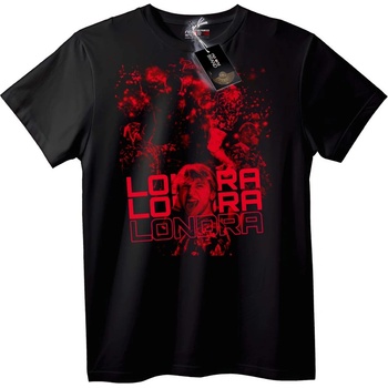 NOONEBRAND Тениска Londra Червен Разплискващ - 7XL, Black