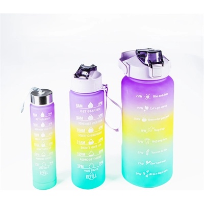 Too KT-399 Кантарче 3в1, 2.000ml+900ml+280ml цветно трансферно мотивационно кантарче с цитати и график (KT-399)