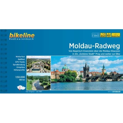 cykloprůvodce Moldau (Vltava) 1:50 t. německy