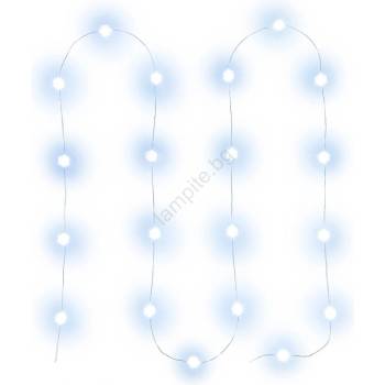 Retlux - LED светлинен низ 20xLED/2xAA 2, 3m студено бяло (FT0007)