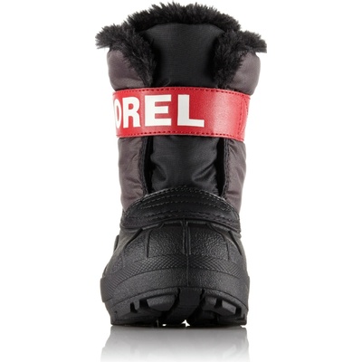 Sorel Toddler Snow Commander Dark Grey Bright Red