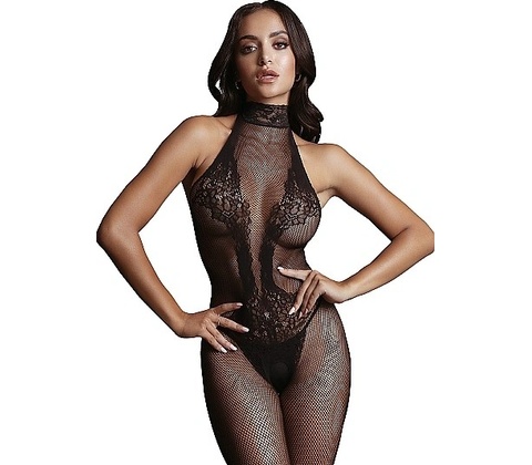 Fishnet and Lace Bodystocking