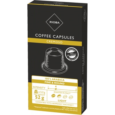 RIOBA Espresso Cremoso káva kapsle 52 g