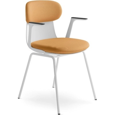 LD SEATING Konferenčná stolička ZOE 221-WH-N0-BR