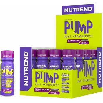 Nutrend Pump Shot Preworkout 60 ml