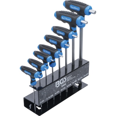 BGS Technic Sada kľúčov s T-rukoväťou vnútorný šesťhran 2 - 10 mm 8-dielna BGS 8484