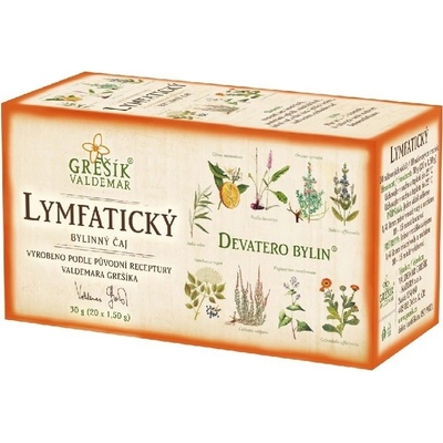 Grešík Bylinný čaj porciovaný Lymfatický 30 g