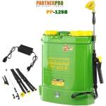 PartnerPro Пръскачка акумулаторна, PARTNERPRO PP-12SB, 12 л, 12V, 8Ah, с удължение и 4 дюзи (ET15340) Градинска пръскачка