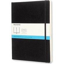 Moleskine XL, měkké desky tečkovaný černý