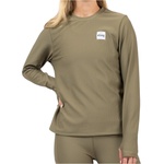 Eivy Дамска долна блуза с дълъг ръкав Eivy Women's Versa Loose Fit Rib Top Longsleeve - Olive (114-3623-0213)