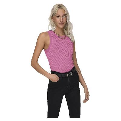 Тениска Jdy Aya sleeveless T-shirt - Pink (Ibis Rose)