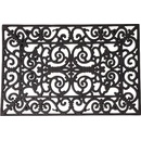 ESSCHERT DESIGN BEST FOR BOOTS obdelníková s ornamenty černá 70 x 45 cm