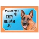Dafiko Tabuľka nemecký ovčiak profil 1 ks