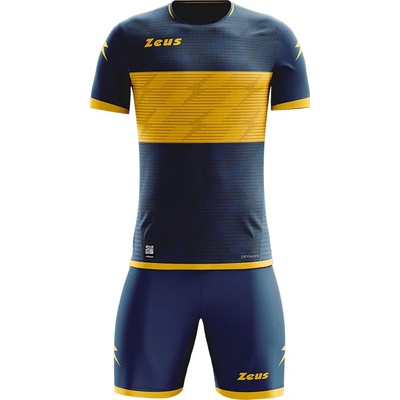 Zeus Комплект Zeus Icon Teamwear Set Jersey with Shorts navy yellow