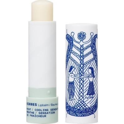 Овлажняващ балсам за устни Мента , Korres Lip Balm Mint Cooling Sensation, 4.5g