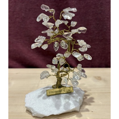 Stromeček štěstí Křišťál 12 cm