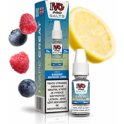 IVG Pro Salts Blueberry Raspberry Lemon 10 ml 10 mg