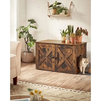 Feandrea Skříňka na kočičí toaletu 80 x 49 x 53 cm – Zboží Mobilmania