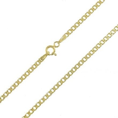 InfinitySilver Stříbrný pozlacený řetízek 1430035G70