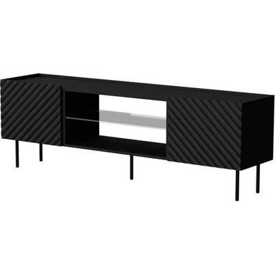 Cama MEBLE Cama EF LUCCA ТВ шкаф 180x40x59 черен (5903815011306)