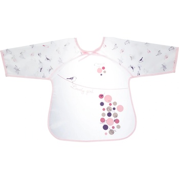 Image 1 of BabyCalin Непромокаем Лигавник С Ръкави Птички Babycalin