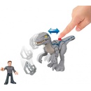 Mattel Fisher Price Imaginext Velociraptor Blue