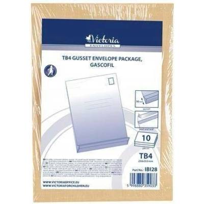 Obálka B4 bez okénka (250 x 353 mm) hnědá