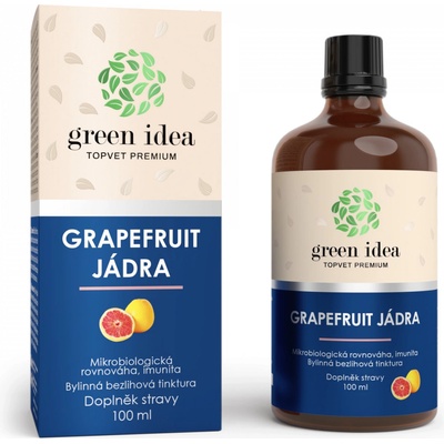 Green idea Grapefruit jádra bezlihová tinktura 100 ml