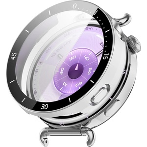 Techsuit Протектор за Huawei Watch GT 6 41mm - Techsuit - Defense360 Pro Bezel + Протектор за екран - Сребрист