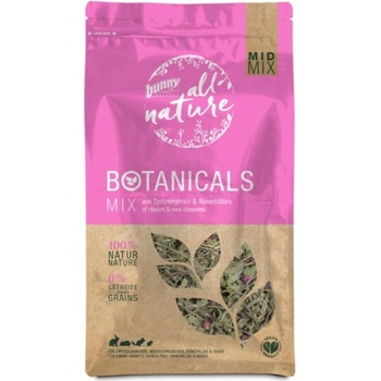 Bunny Nature Botanicals sušená bylinková zmes pre hlodavce so skorocelom a ružou 120 g