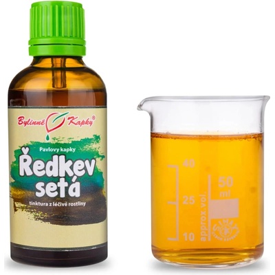 Bylinné kapky Pavlovy Ředkev setá semena TCM tinktrura 50 ml