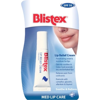 Blistex Крем-балсам за напукани устни, SPF10, 6 ml