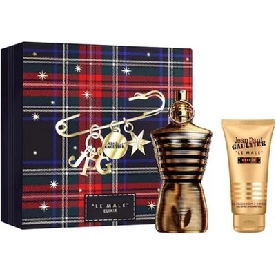 Jean Paul Gaultier Комплект за мъже Jean-Paul Gaultier Le Male Elixir - Parfum 125 мл + Душ гел 75 мл