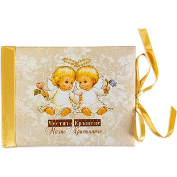 NBoutique Луксозна картичка за кръщене - Ангелчета, вид 2