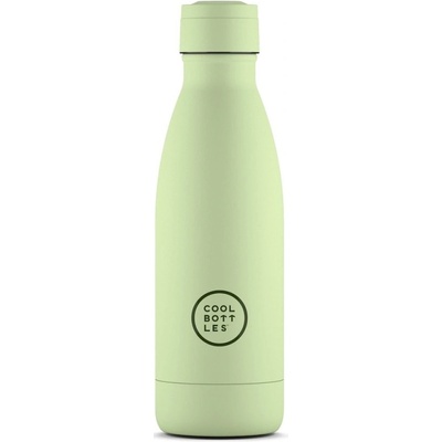 Cool Bottles Termo fľaša z nerezovej ocele Pastel Green trojvrstvová 350 ml