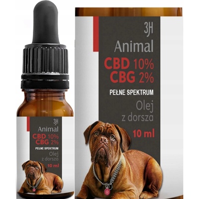 3H Group Animal CBD olej 10% 10 ml