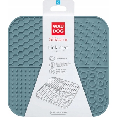 WAUDOG Podložka na lízanie silikónová 19 x 19 x 1 cm Lickimat