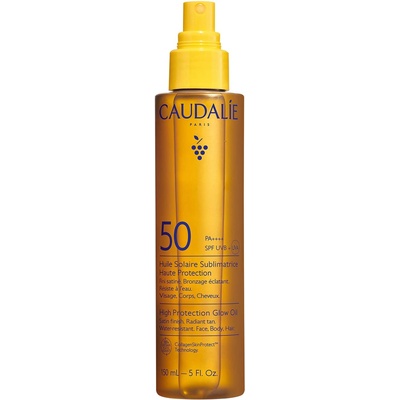 Caudalie Vinosun Озаряващо олио с висока защита, SPF50, 150 ml