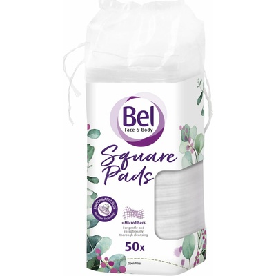 Bel Face & Body odličovacie tampóny štvorcové 50 ks