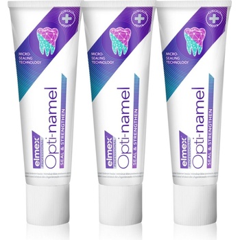 Elmex Opti-namel Seal & Strengthen паста за зъби защита на зъбния емайл 3x75ml