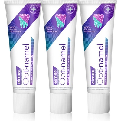 Elmex Opti-namel Seal & Strengthen паста за зъби защита на зъбния емайл 3x75ml