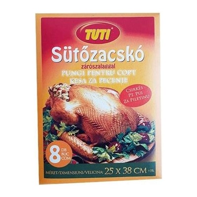 TUTI Торбичка за печене, пиле, 25 x 38 cm, 8 броя, TUTI PDP_196 (PDP_196)