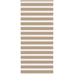 vidaXL Зеброва щора, пясъчно кафява, 95x200 см, ширина на плата 90, 9 см, полиестер (4014572)