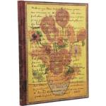 Paperblanks 2027 Van Gogh, Sunflowers (Embellished Manuscripts Collection) Ultra 12-Month Hardcover Dayplanner (Elastic Band Closure) Horizontal | Paperblanks