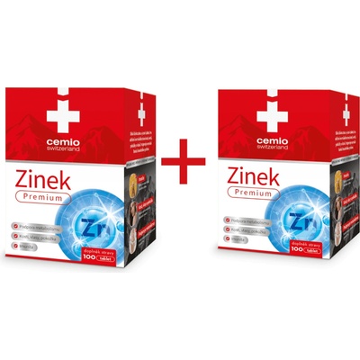 Cemio Zinok Premium 2 × 100 tabliet