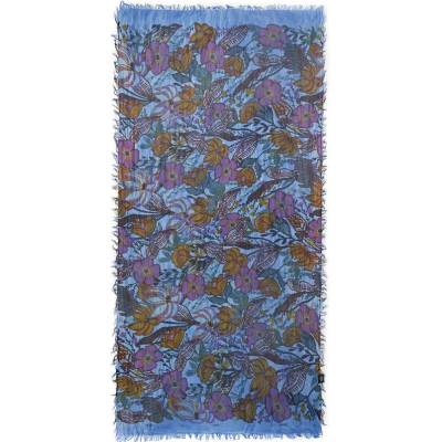 Innbamboo bambusový šátek ART GAUGUIN Indigo Blue