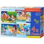 Castorland Puzzle 4in1 8, 12, 15, 20-piece Beautiful Fairy Tales